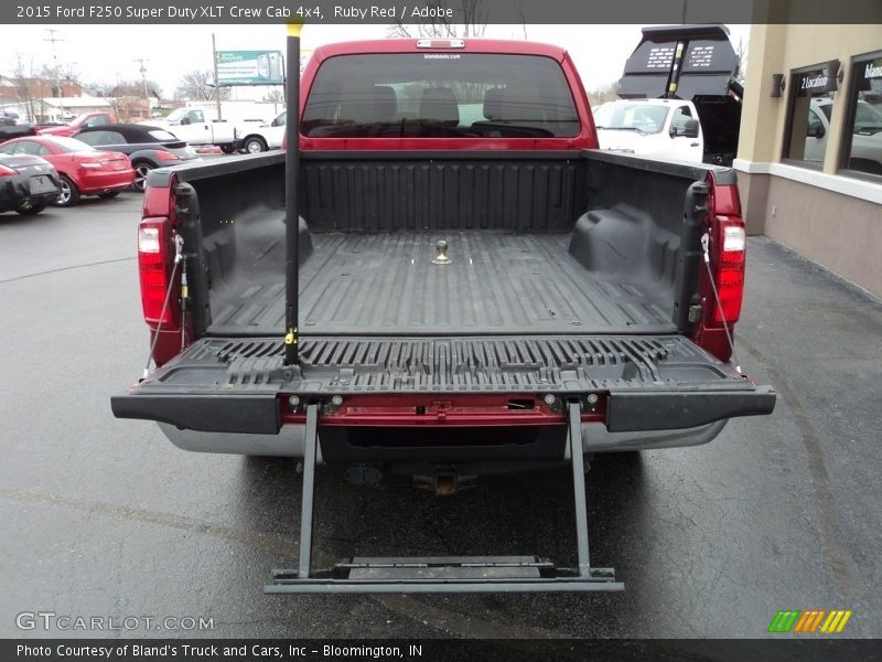 Ruby Red / Adobe 2015 Ford F250 Super Duty XLT Crew Cab 4x4