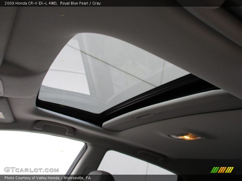Royal Blue Pearl / Gray 2009 Honda CR-V EX-L 4WD