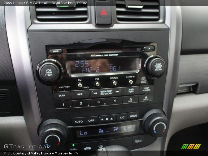 Royal Blue Pearl / Gray 2009 Honda CR-V EX-L 4WD