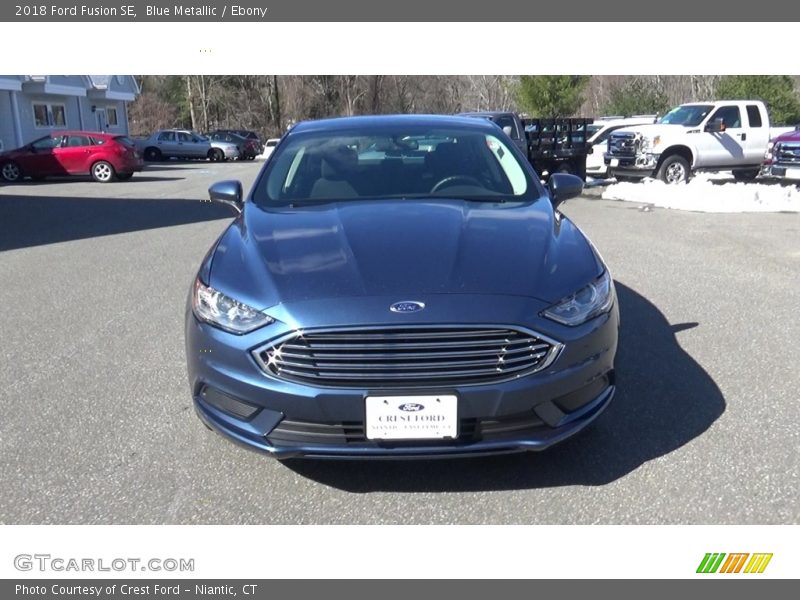 Blue Metallic / Ebony 2018 Ford Fusion SE