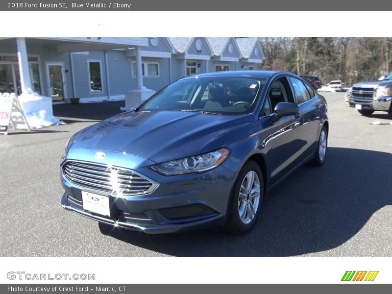 Blue Metallic / Ebony 2018 Ford Fusion SE