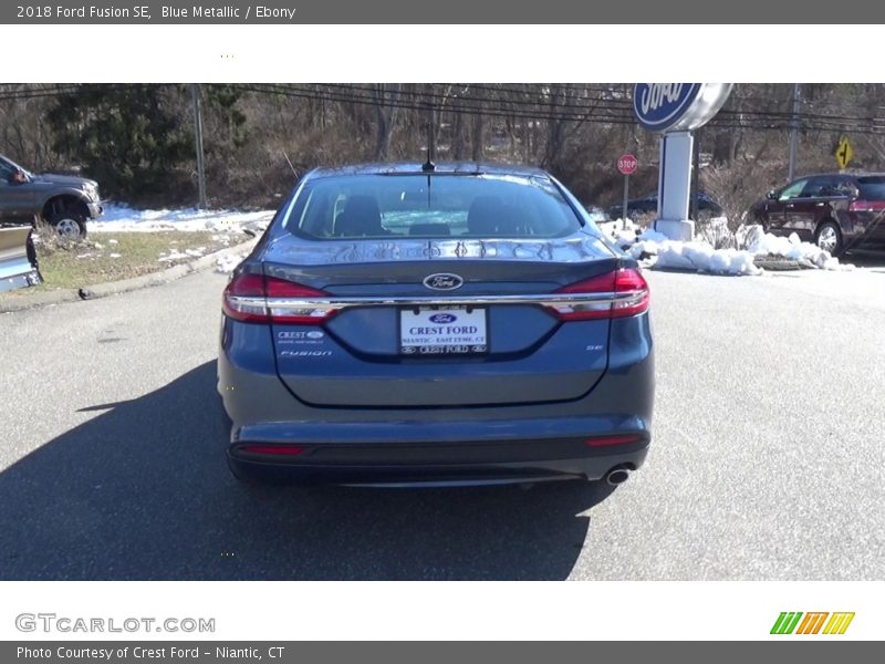 Blue Metallic / Ebony 2018 Ford Fusion SE