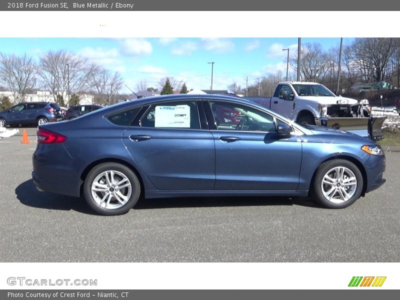Blue Metallic / Ebony 2018 Ford Fusion SE