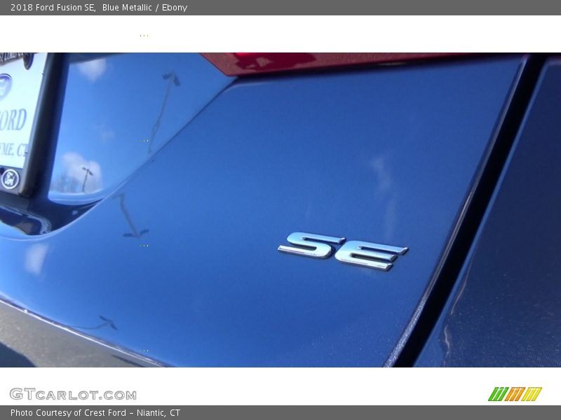 Blue Metallic / Ebony 2018 Ford Fusion SE
