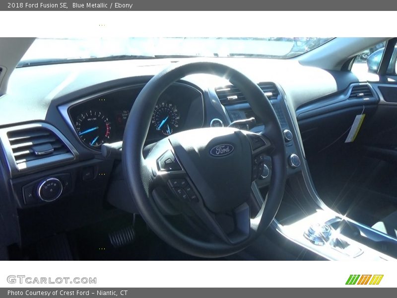 Blue Metallic / Ebony 2018 Ford Fusion SE