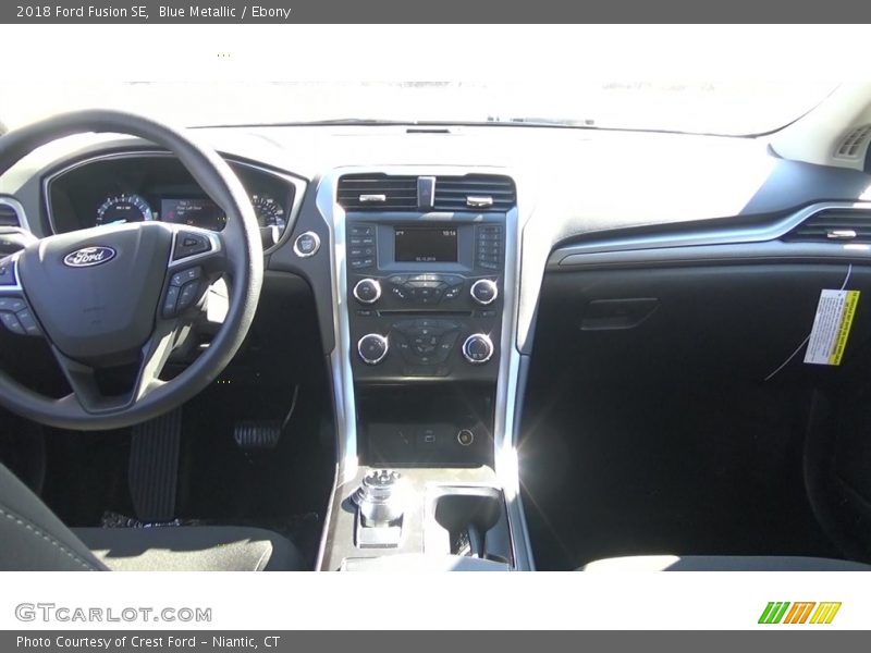 Blue Metallic / Ebony 2018 Ford Fusion SE