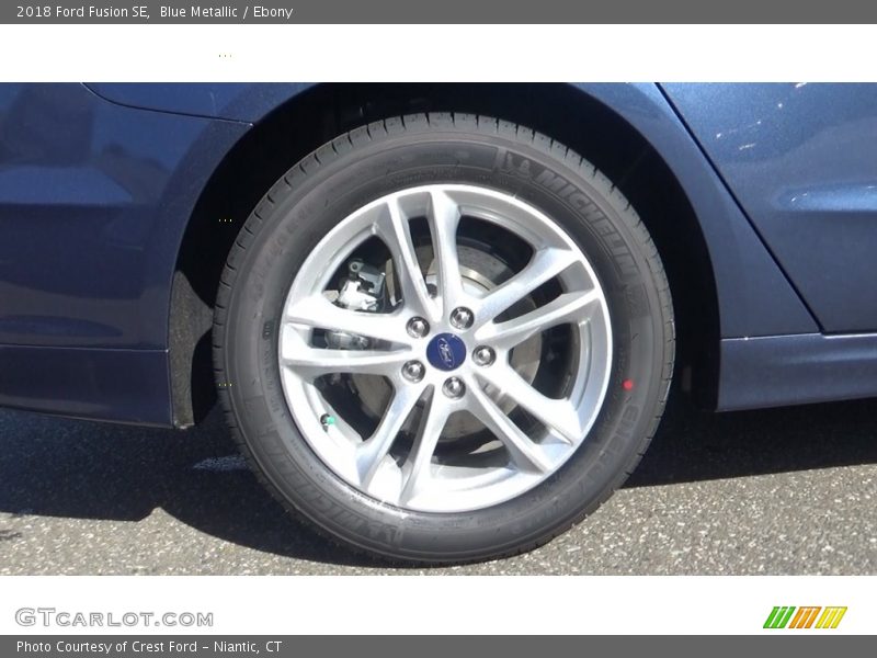 Blue Metallic / Ebony 2018 Ford Fusion SE