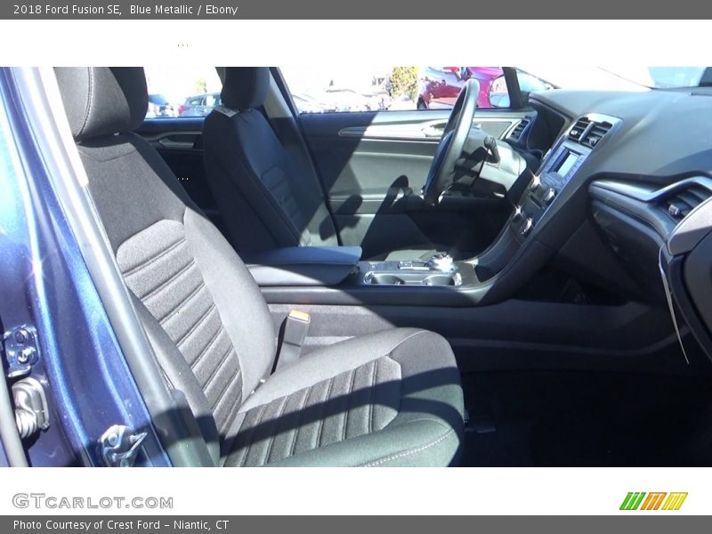 Blue Metallic / Ebony 2018 Ford Fusion SE