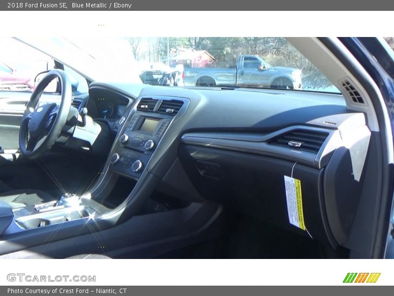 Blue Metallic / Ebony 2018 Ford Fusion SE