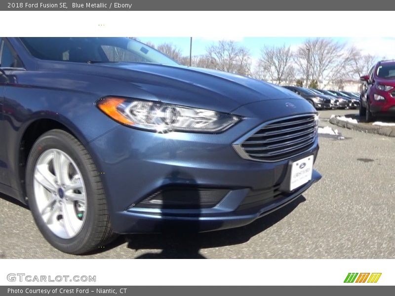 Blue Metallic / Ebony 2018 Ford Fusion SE