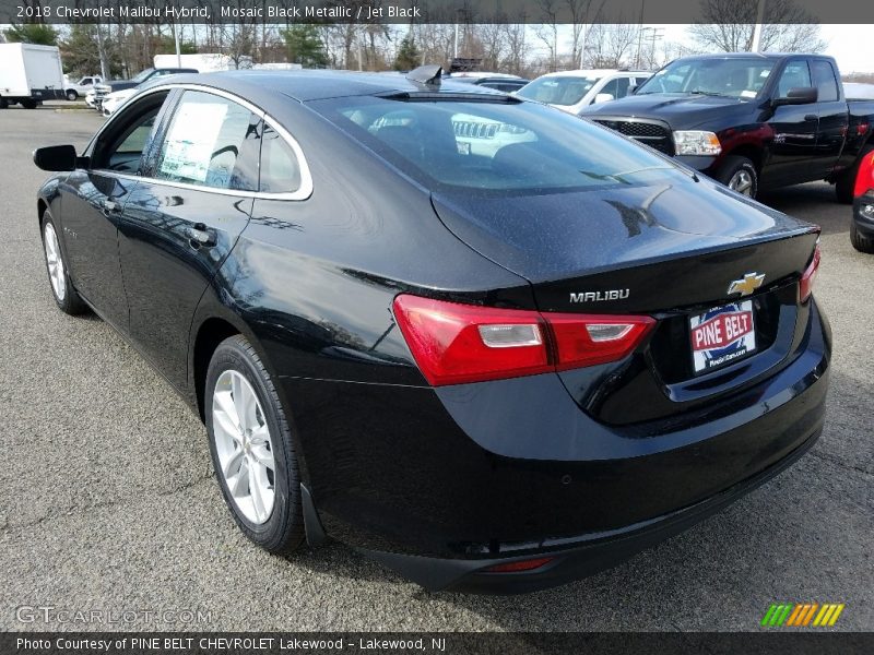 Mosaic Black Metallic / Jet Black 2018 Chevrolet Malibu Hybrid