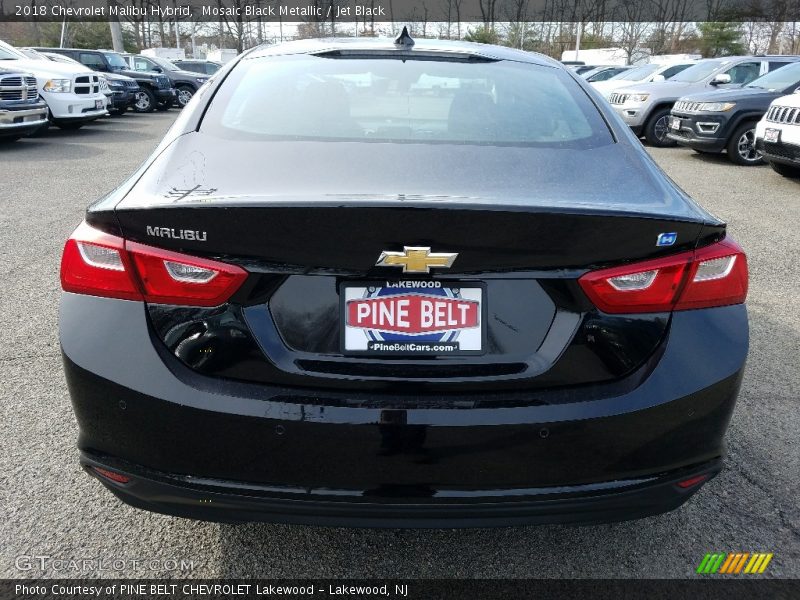 Mosaic Black Metallic / Jet Black 2018 Chevrolet Malibu Hybrid
