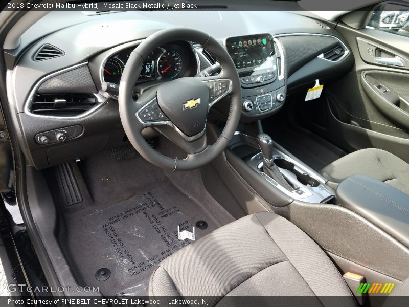 Mosaic Black Metallic / Jet Black 2018 Chevrolet Malibu Hybrid