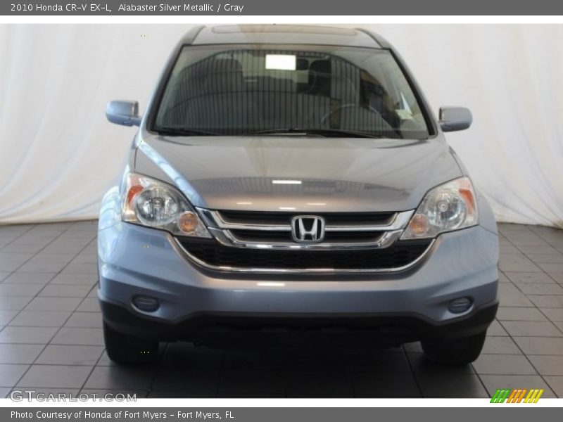 Alabaster Silver Metallic / Gray 2010 Honda CR-V EX-L