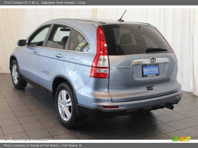 Alabaster Silver Metallic / Gray 2010 Honda CR-V EX-L