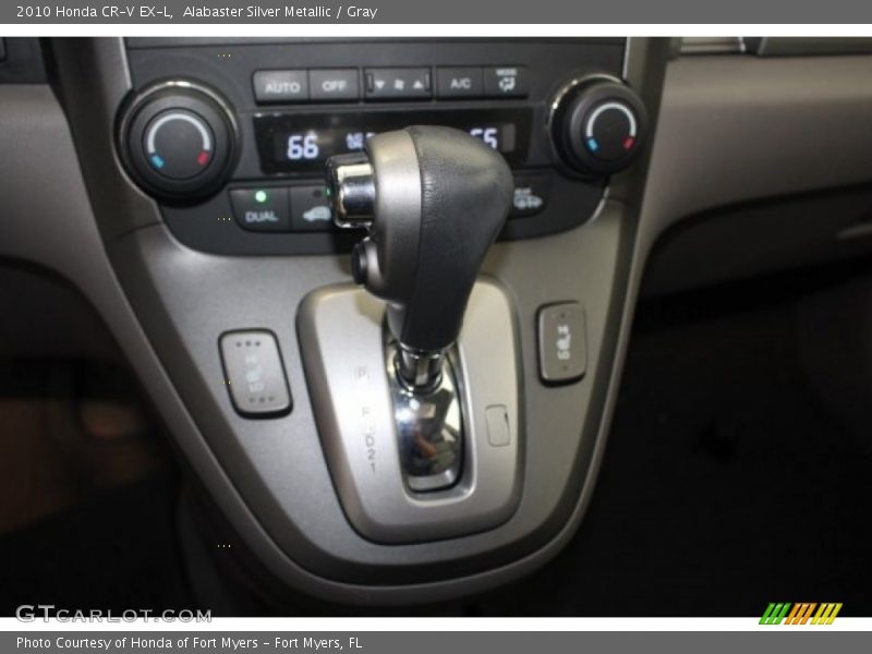 Alabaster Silver Metallic / Gray 2010 Honda CR-V EX-L