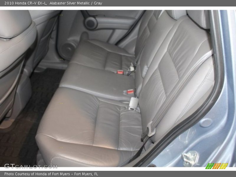 Alabaster Silver Metallic / Gray 2010 Honda CR-V EX-L