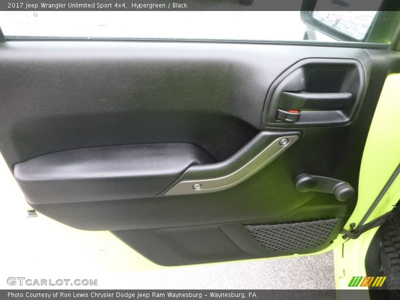 Hypergreen / Black 2017 Jeep Wrangler Unlimited Sport 4x4