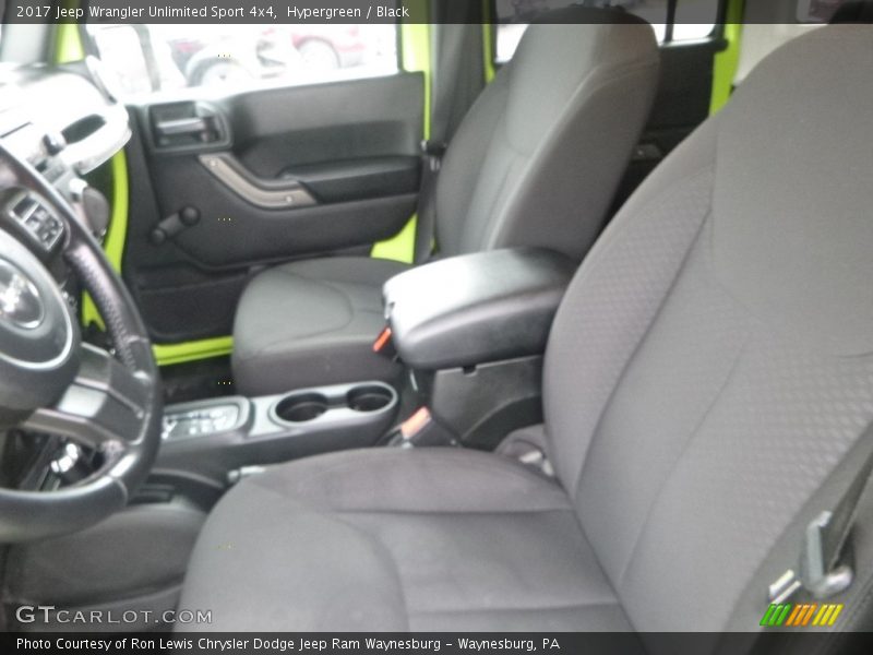 Hypergreen / Black 2017 Jeep Wrangler Unlimited Sport 4x4