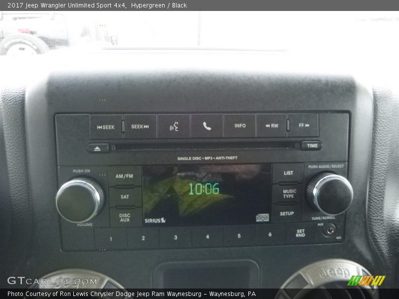 Hypergreen / Black 2017 Jeep Wrangler Unlimited Sport 4x4