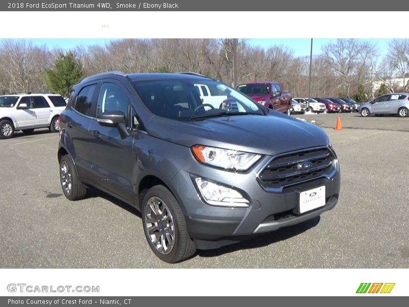 Smoke / Ebony Black 2018 Ford EcoSport Titanium 4WD