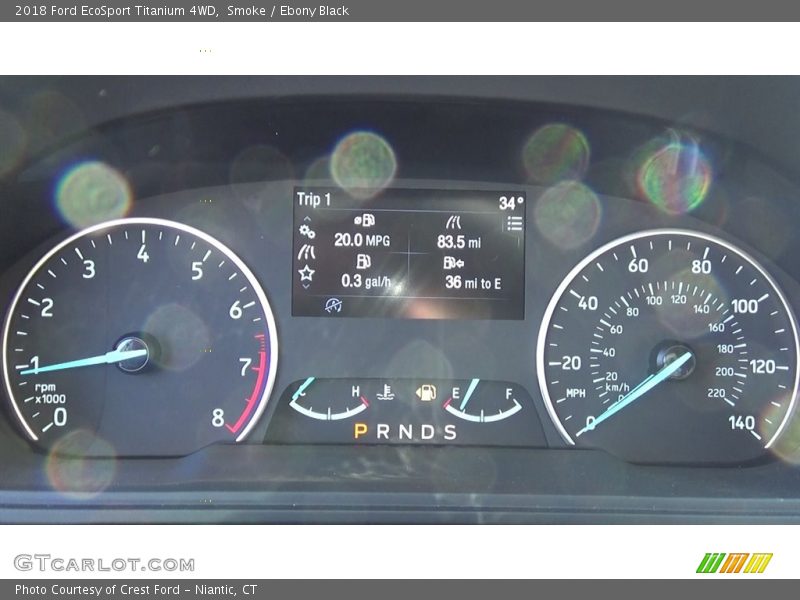 Smoke / Ebony Black 2018 Ford EcoSport Titanium 4WD