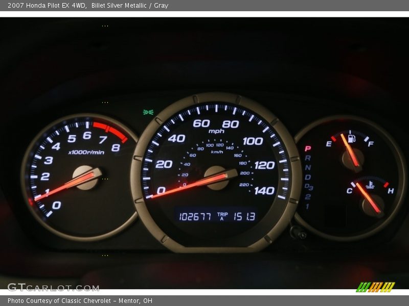 Billet Silver Metallic / Gray 2007 Honda Pilot EX 4WD