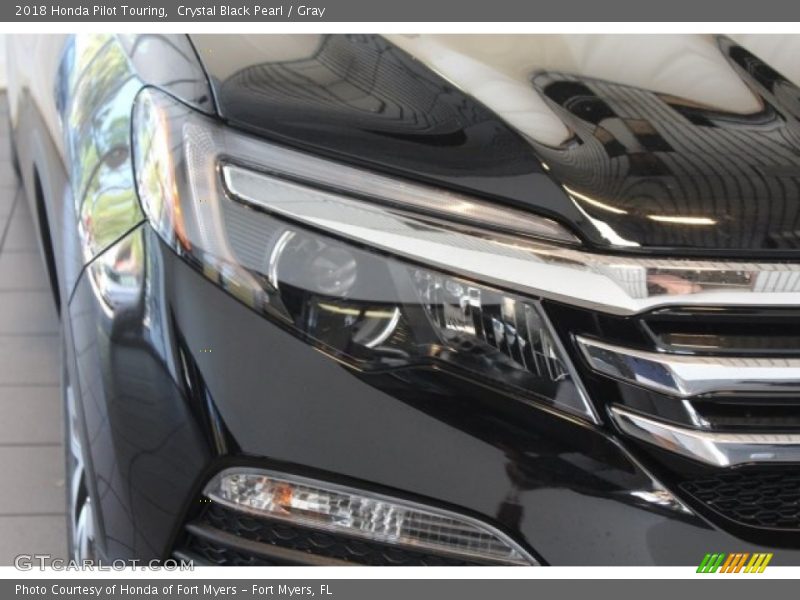 Crystal Black Pearl / Gray 2018 Honda Pilot Touring