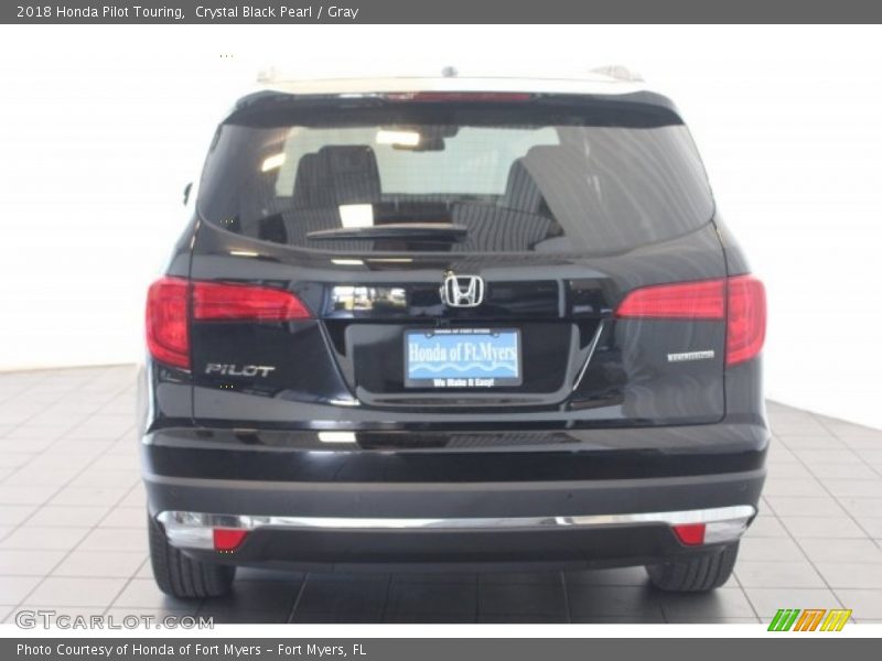 Crystal Black Pearl / Gray 2018 Honda Pilot Touring