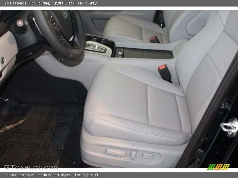 Crystal Black Pearl / Gray 2018 Honda Pilot Touring