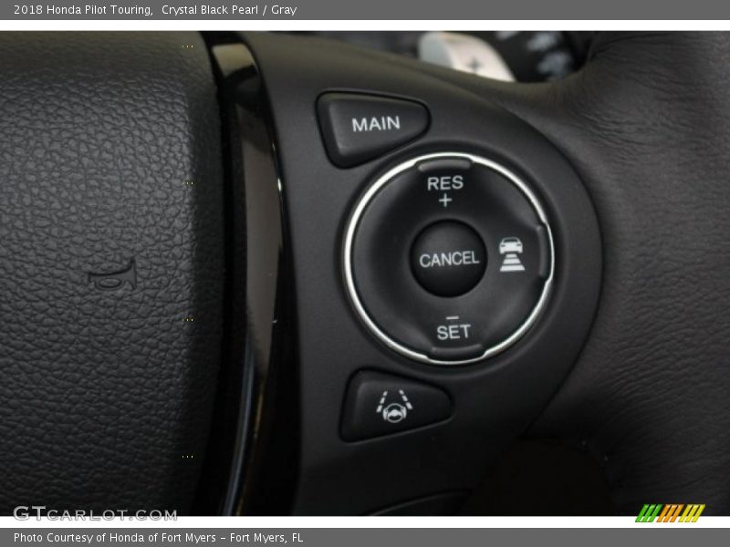 Crystal Black Pearl / Gray 2018 Honda Pilot Touring