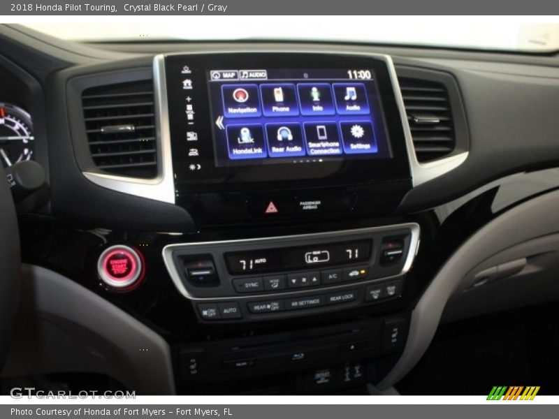 Crystal Black Pearl / Gray 2018 Honda Pilot Touring