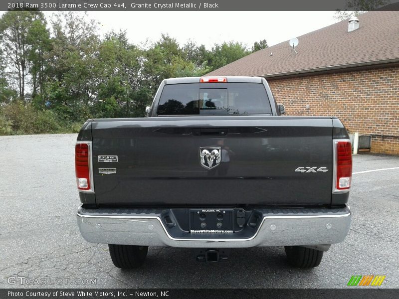 Granite Crystal Metallic / Black 2018 Ram 3500 Laramie Crew Cab 4x4