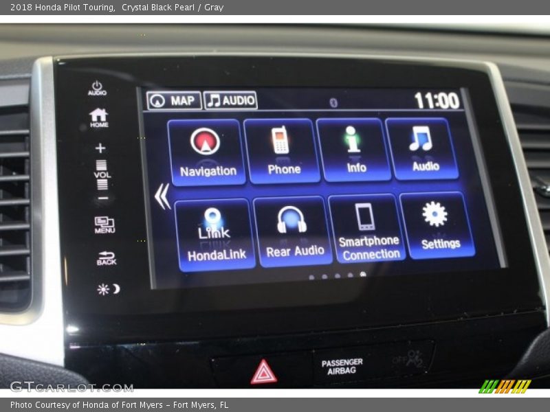 Crystal Black Pearl / Gray 2018 Honda Pilot Touring