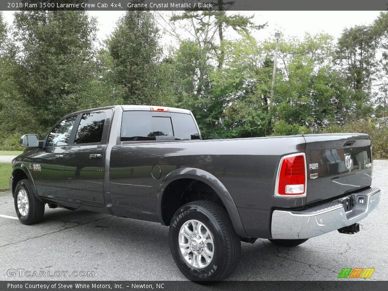 Granite Crystal Metallic / Black 2018 Ram 3500 Laramie Crew Cab 4x4