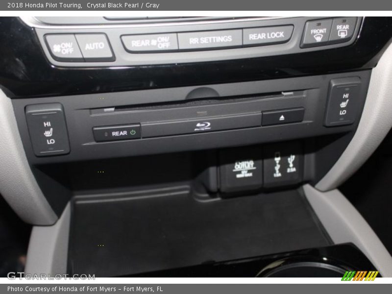 Crystal Black Pearl / Gray 2018 Honda Pilot Touring