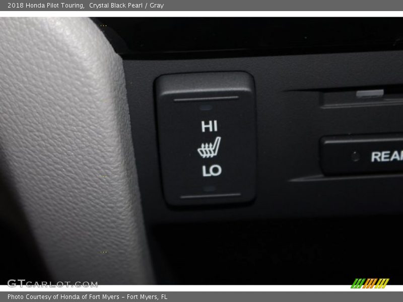 Crystal Black Pearl / Gray 2018 Honda Pilot Touring