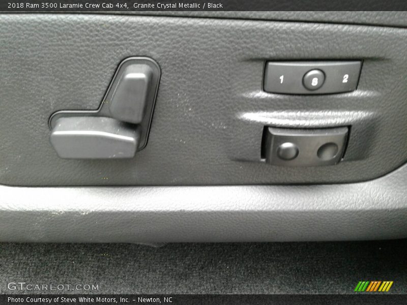 Granite Crystal Metallic / Black 2018 Ram 3500 Laramie Crew Cab 4x4