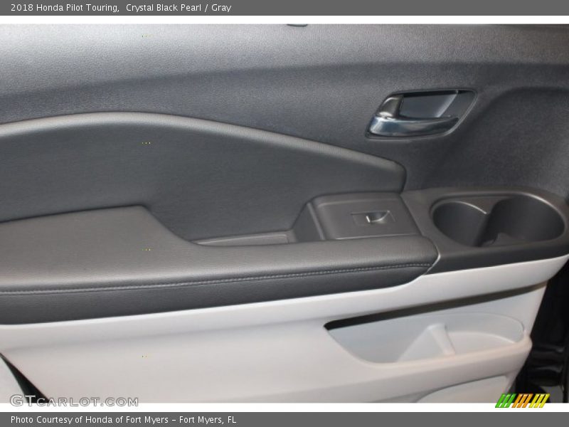 Crystal Black Pearl / Gray 2018 Honda Pilot Touring