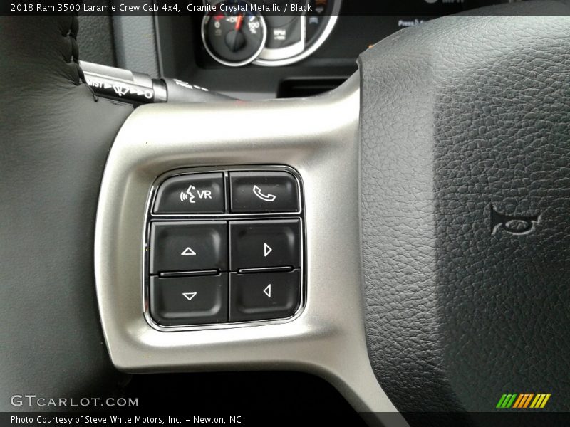 Controls of 2018 3500 Laramie Crew Cab 4x4