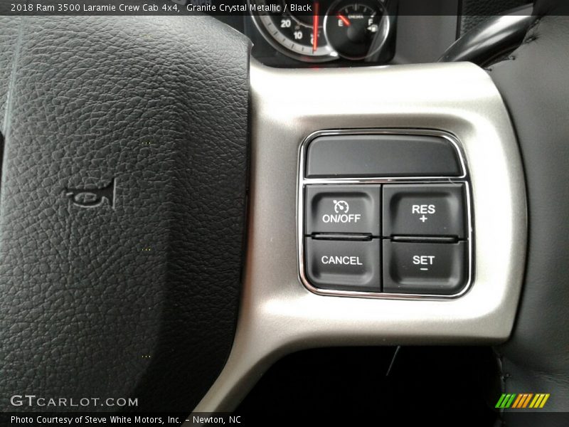 Controls of 2018 3500 Laramie Crew Cab 4x4