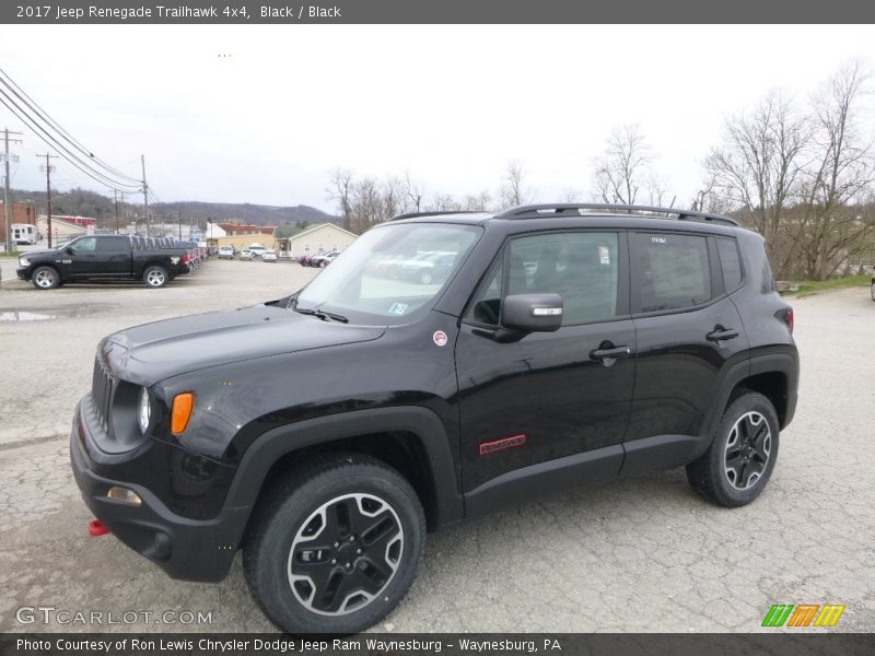 Black / Black 2017 Jeep Renegade Trailhawk 4x4