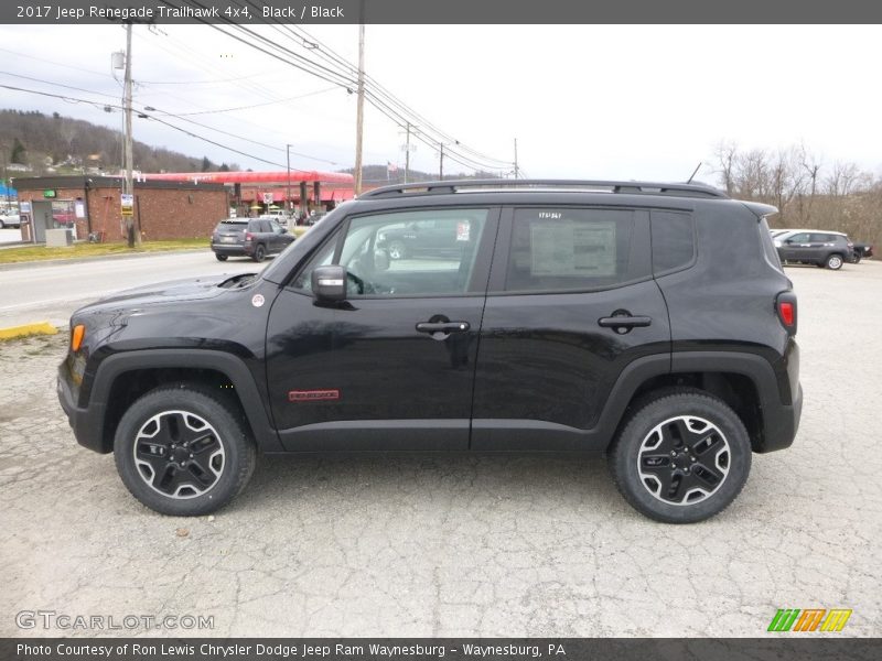 Black / Black 2017 Jeep Renegade Trailhawk 4x4