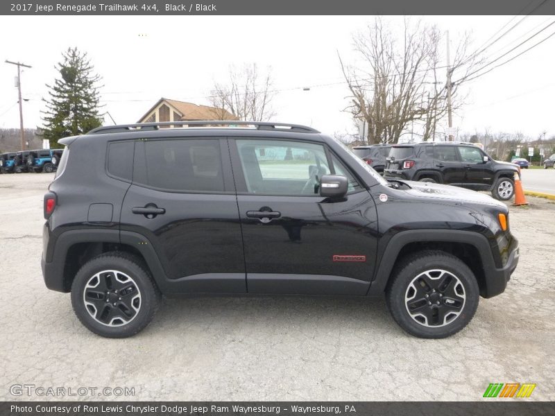 Black / Black 2017 Jeep Renegade Trailhawk 4x4