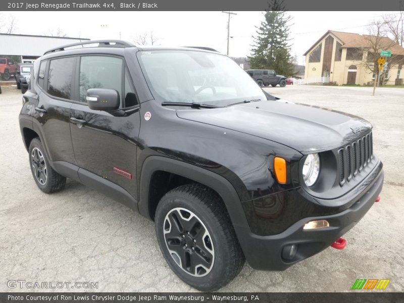 Black / Black 2017 Jeep Renegade Trailhawk 4x4