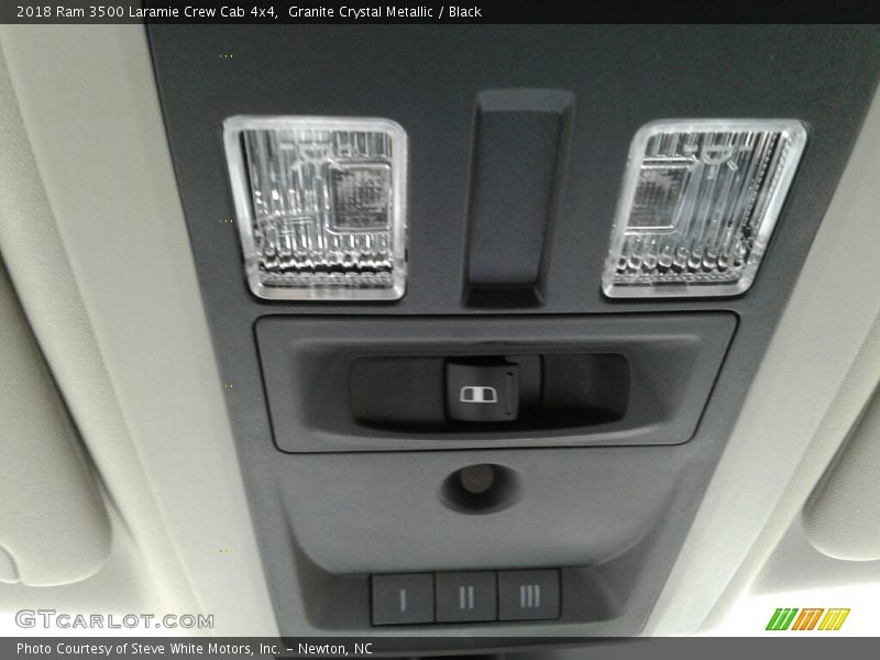 Granite Crystal Metallic / Black 2018 Ram 3500 Laramie Crew Cab 4x4