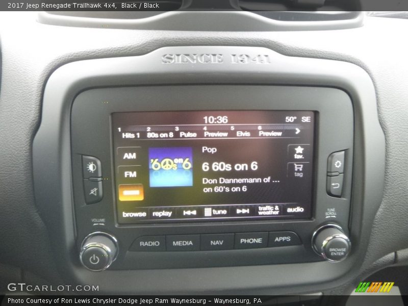 Black / Black 2017 Jeep Renegade Trailhawk 4x4