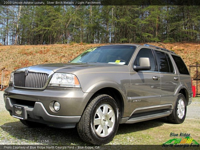 Silver Birch Metallic / Light Parchment 2003 Lincoln Aviator Luxury