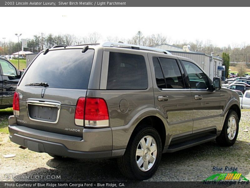 Silver Birch Metallic / Light Parchment 2003 Lincoln Aviator Luxury