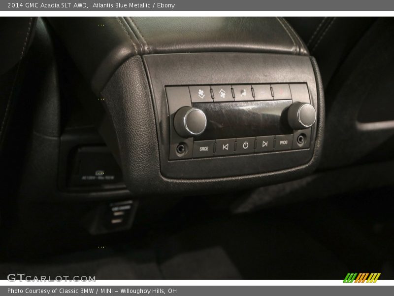 Atlantis Blue Metallic / Ebony 2014 GMC Acadia SLT AWD